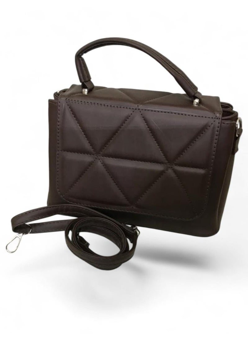 Stylish Crossbody Bag for Women and Girls, Practical Design with 2 Pockets Including One Zipper Pocket, Lightweight and Ideal for Daily Use and Outings - Image 3